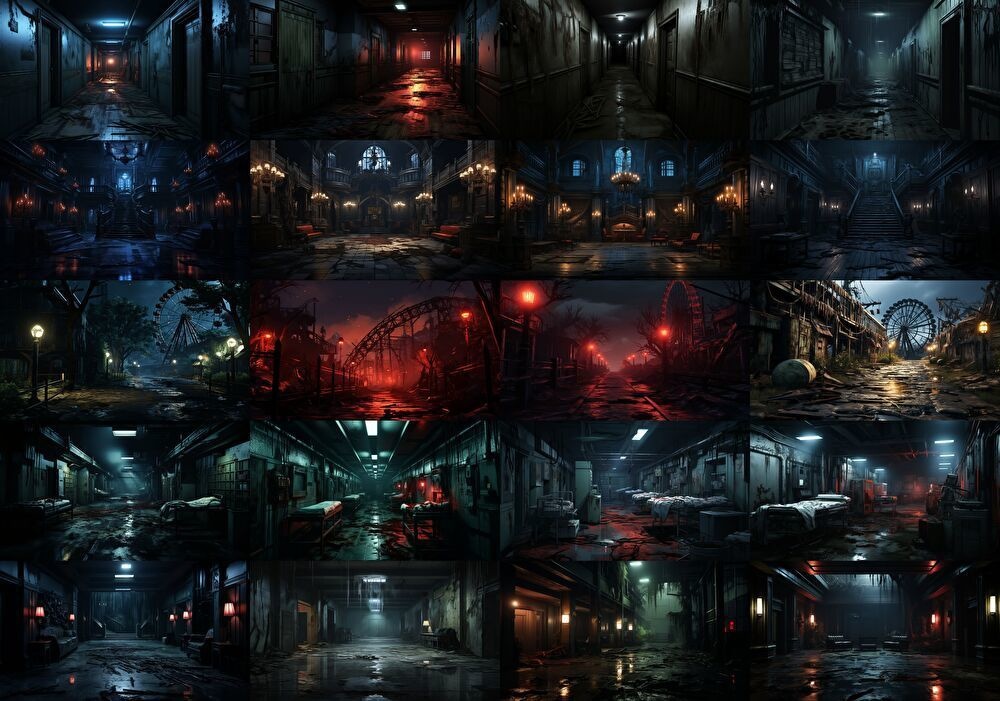 【合計131枚】ホラー系ファンタジー背景画像集_その3【著作権フリー】