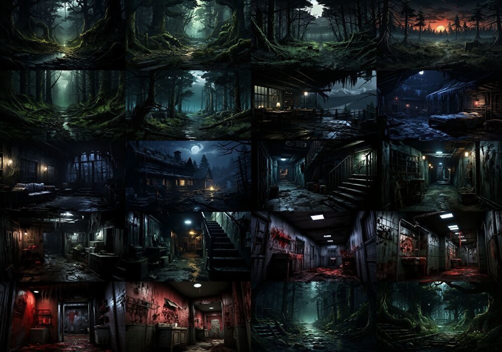 【合計131枚】ホラー系ファンタジー背景画像集_その3【著作権フリー】