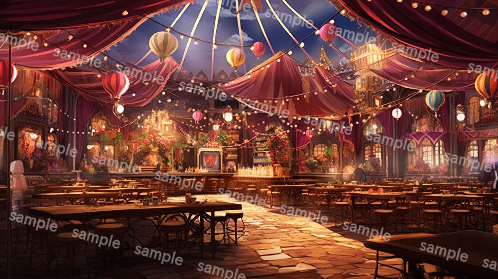 【16種x各4枚=合計64枚】バー店内の背景画_BAR店内風景【著作権フリー】