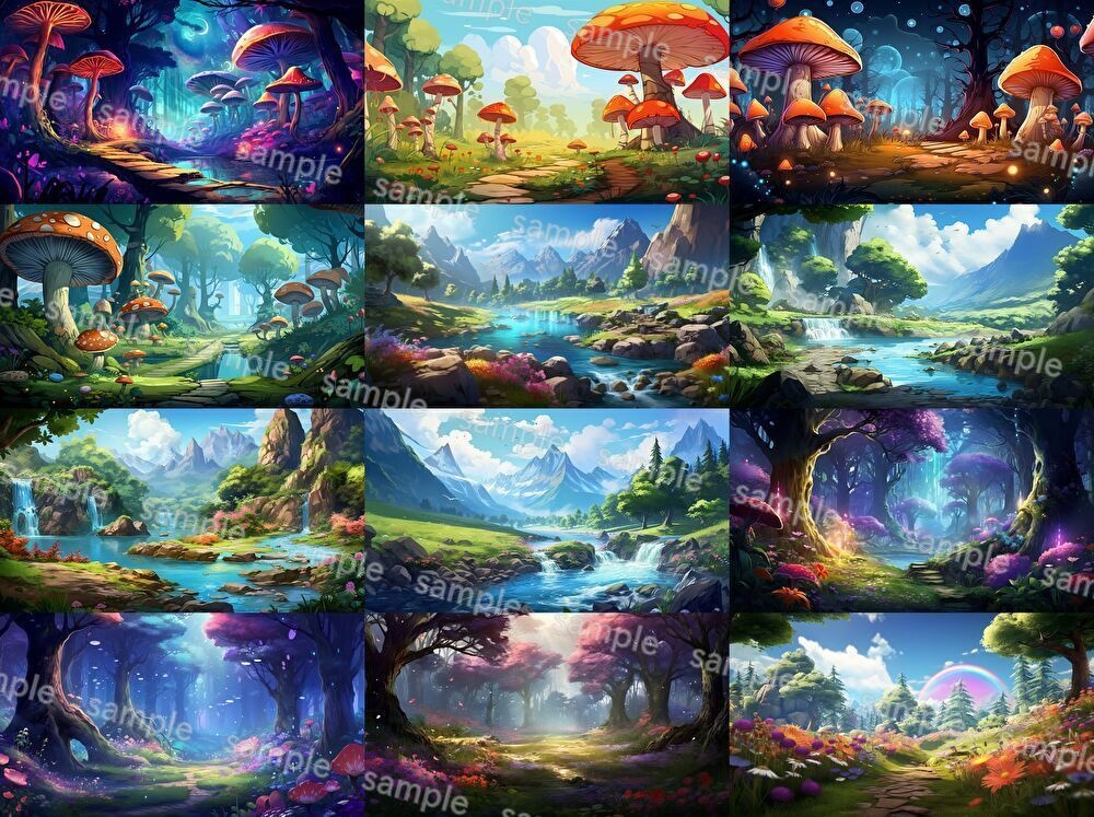 【156枚】ファンタジーRPG背景イラスト【著作権フリー】風景画像集