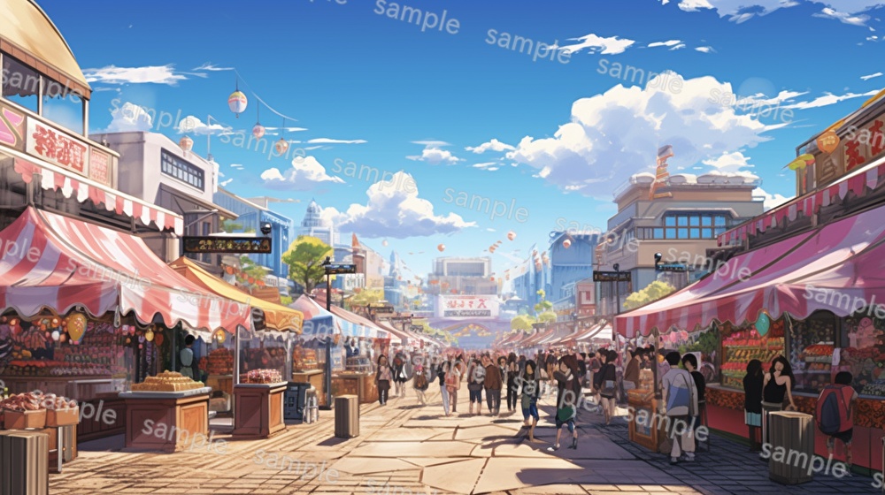 【合計116枚】現代の風景イラスト背景画集【著作権フリー】