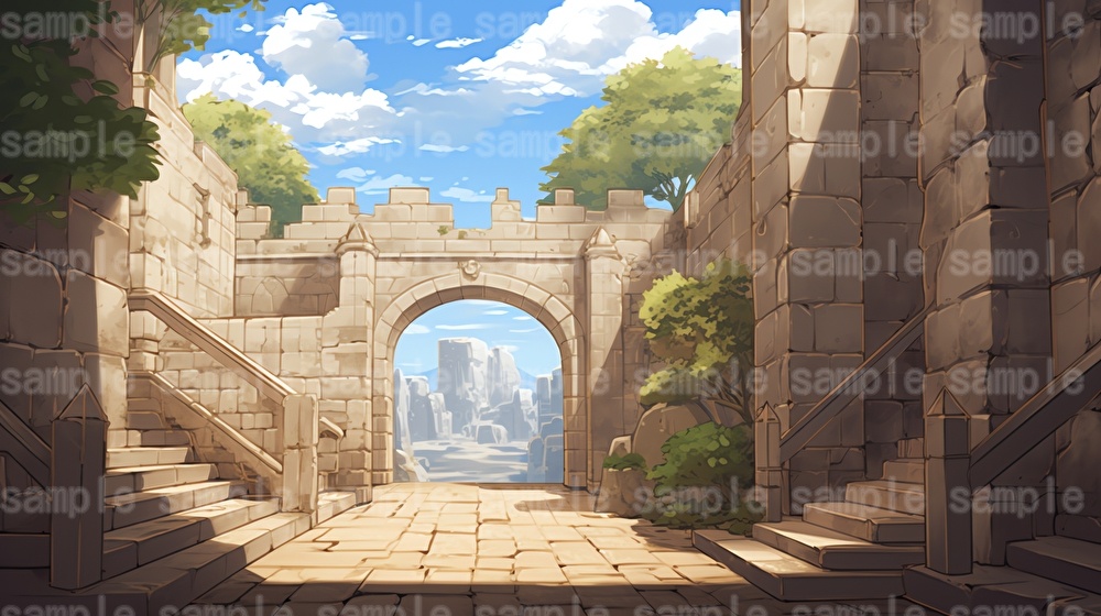 【合計133枚】お城関連のイラスト背景画集【著作権フリー】ファンタジーRPG背景素材