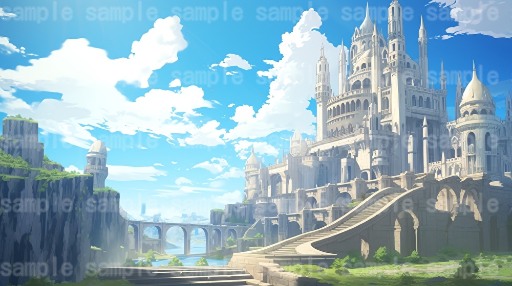 【合計133枚】お城関連のイラスト背景画集【著作権フリー】ファンタジーRPG背景素材