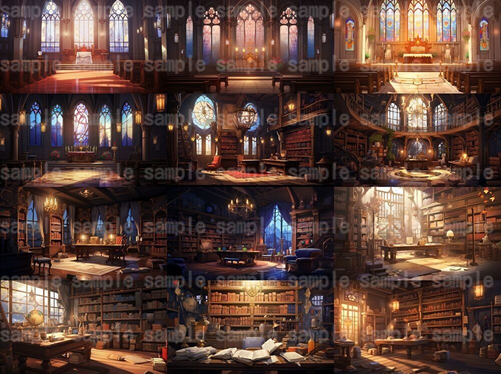 【合計133枚】お城関連のイラスト背景画集【著作権フリー】ファンタジーRPG背景素材