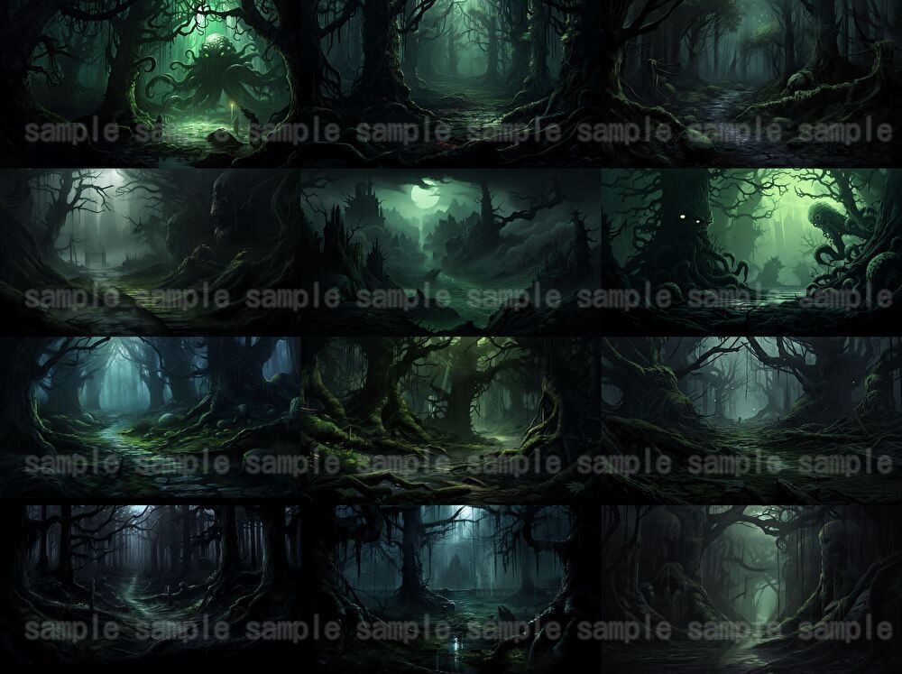 【合計213枚】ダークファンタジーイラスト背景画集【クトゥルフ神話TRPG】著作権フリー背景素材