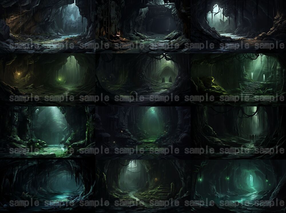 【合計213枚】ダークファンタジーイラスト背景画集【クトゥルフ神話TRPG】著作権フリー背景素材