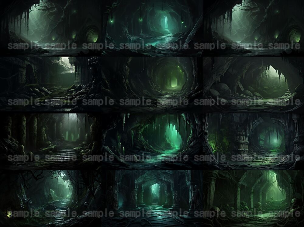 【合計213枚】ダークファンタジーイラスト背景画集【クトゥルフ神話TRPG】著作権フリー背景素材