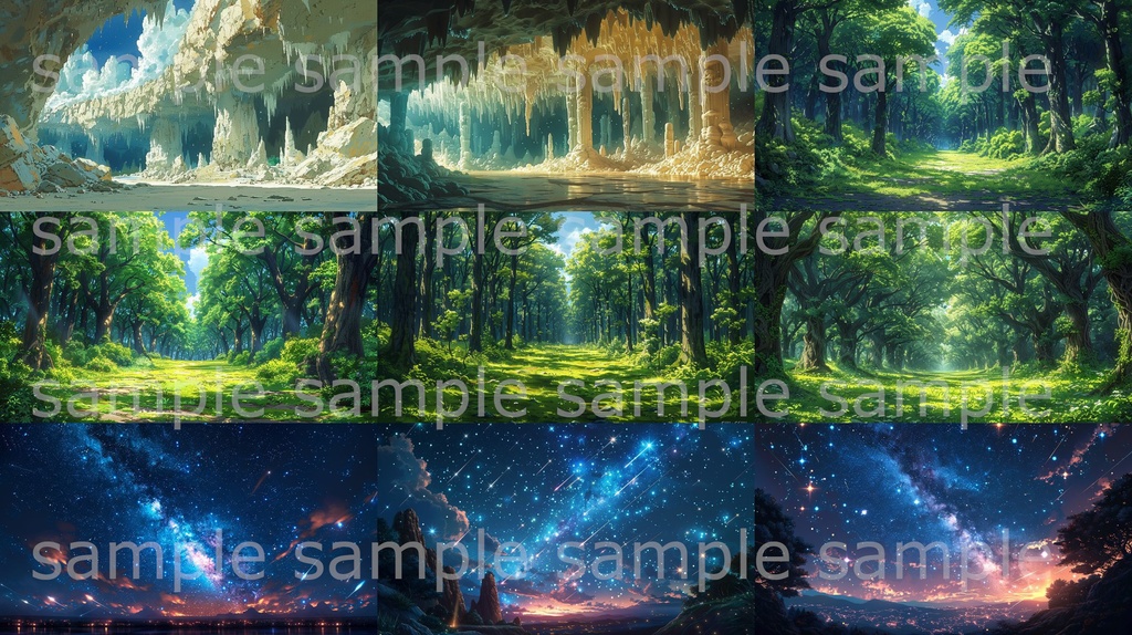 【41種類:全172枚】ファンタジーRPG背景イラスト【著作権フリー】風景画像集