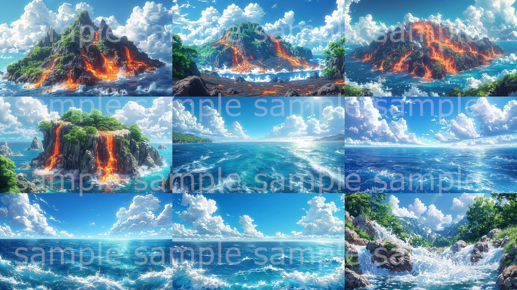 【41種類:全172枚】ファンタジーRPG背景イラスト【著作権フリー】風景画像集