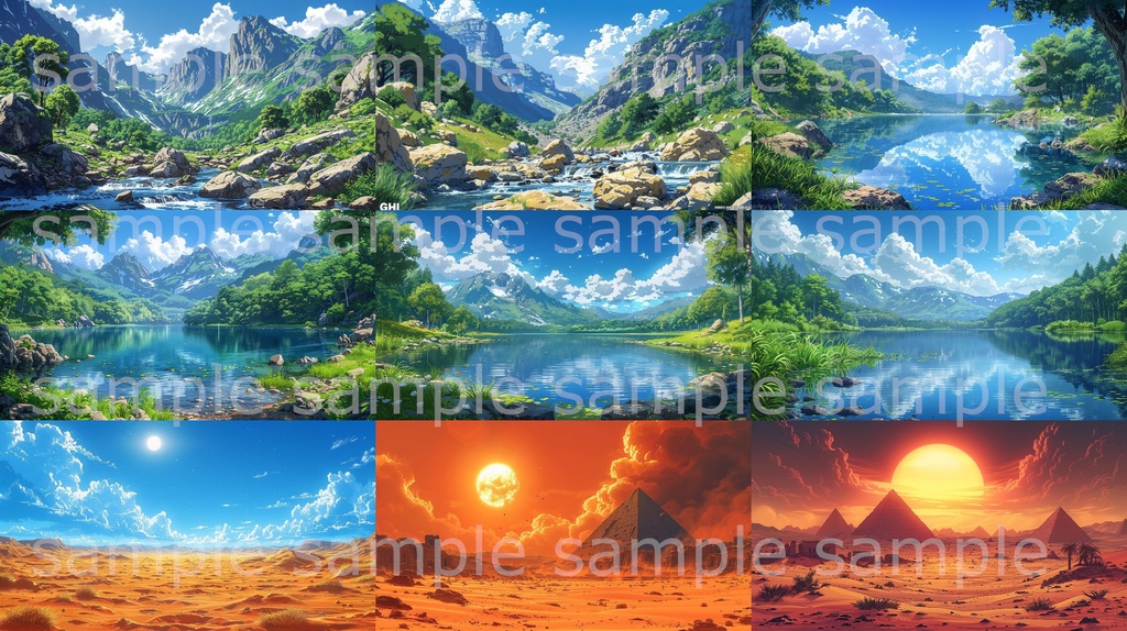 【41種類:全172枚】ファンタジーRPG背景イラスト【著作権フリー】風景画像集