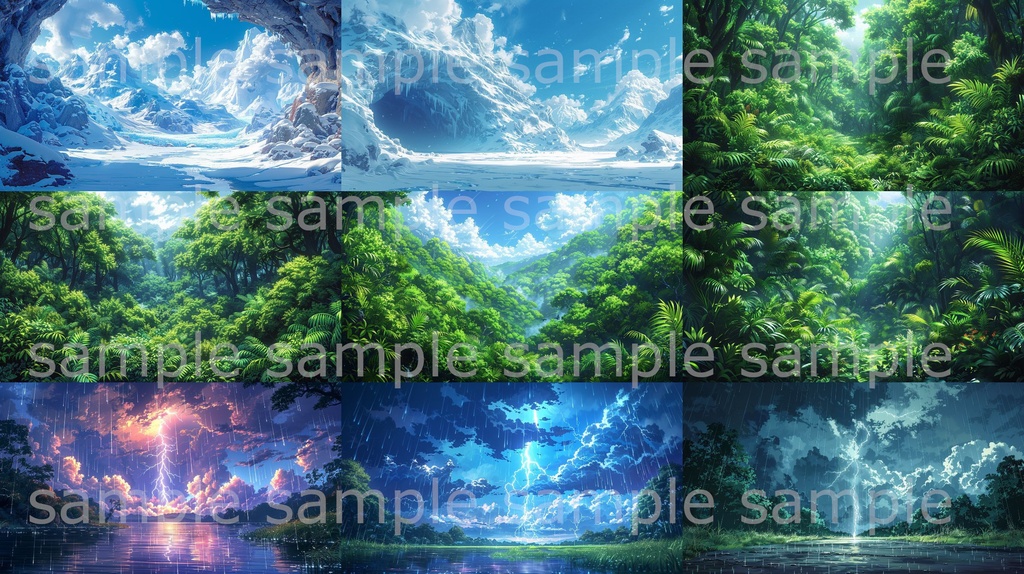 【41種類:全172枚】ファンタジーRPG背景イラスト【著作権フリー】風景画像集