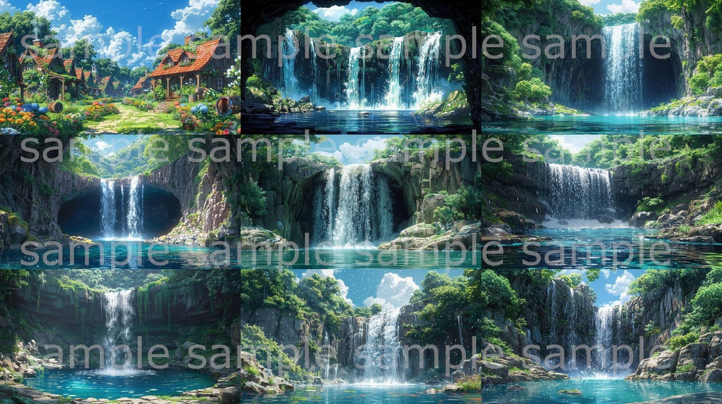 【41種類:全172枚】ファンタジーRPG背景イラスト【著作権フリー】風景画像集