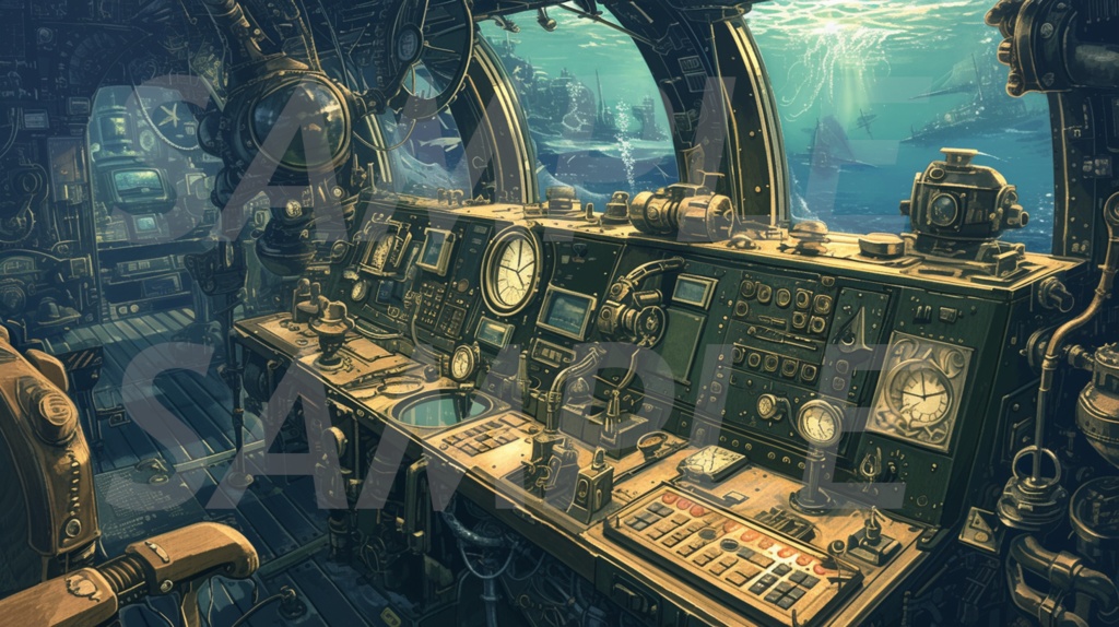 【全113枚】スチームパンク イラスト背景画集【著作権フリー】風景画像集