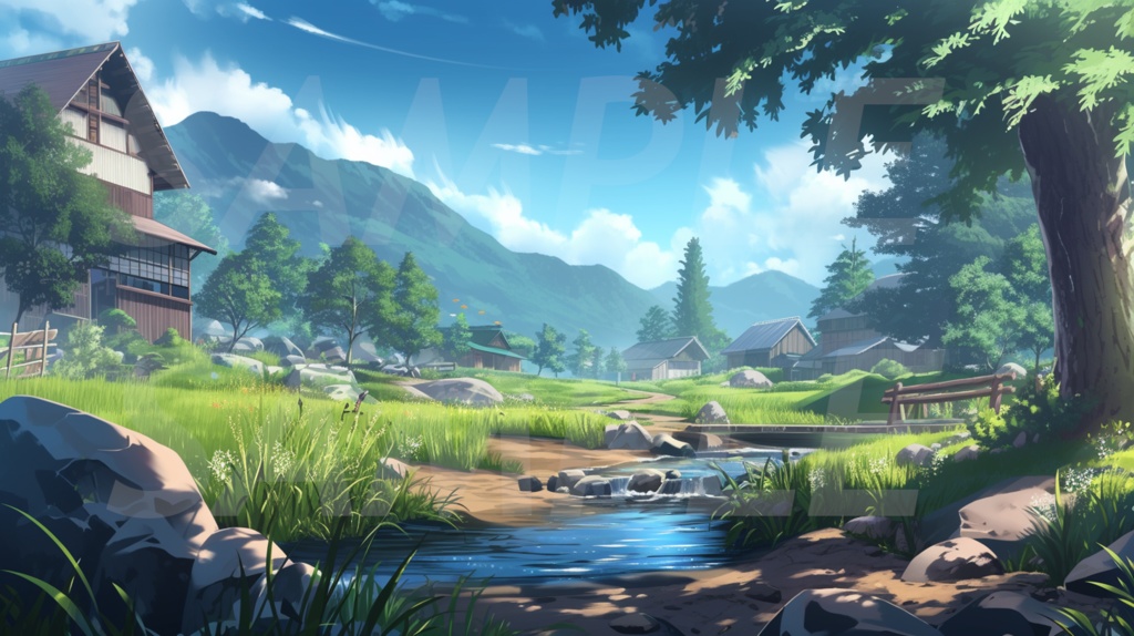 【合計106枚】和風の風景イラスト背景画集【著作権フリー】