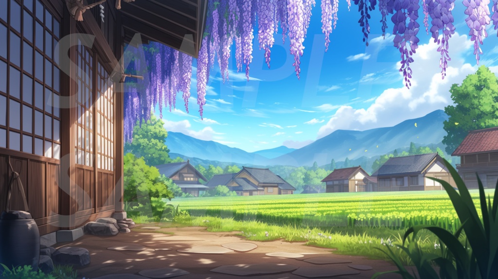 【合計106枚】和風の風景イラスト背景画集【著作権フリー】