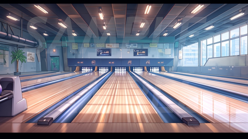 【156枚】現代都会の風景イラスト背景画集【著作権フリー】