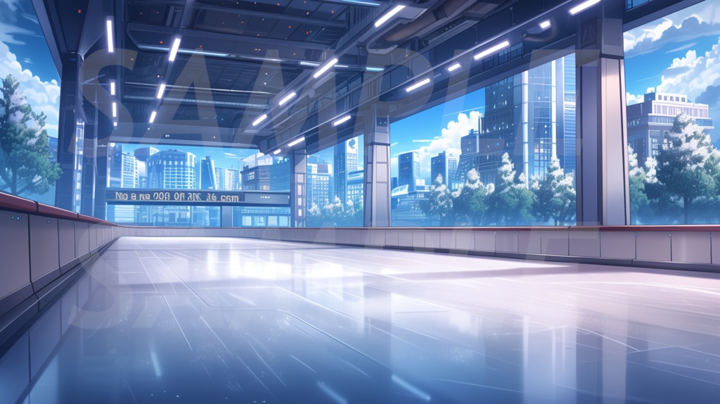 【156枚】現代都会の風景イラスト背景画集【著作権フリー】