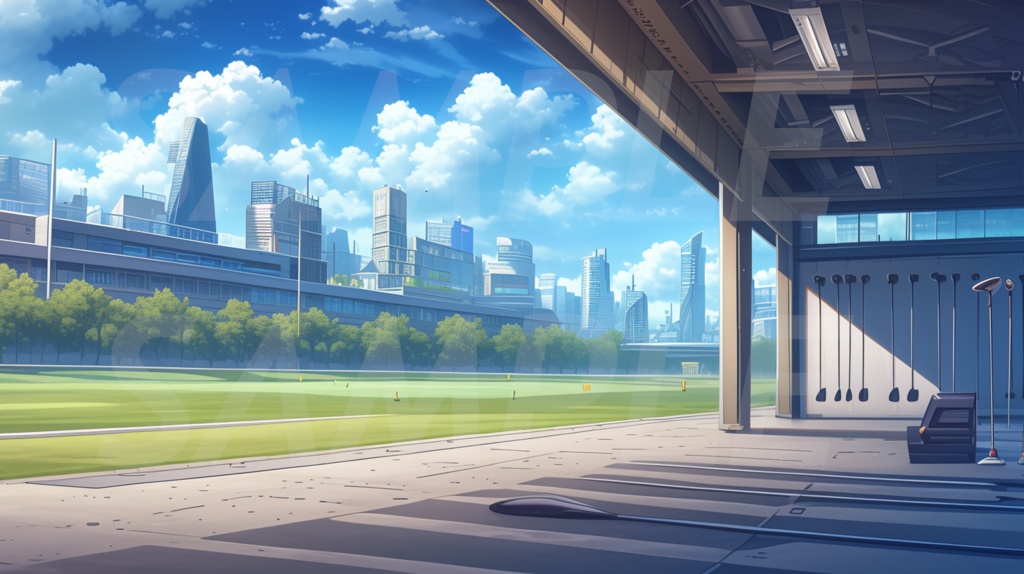 【156枚】現代都会の風景イラスト背景画集【著作権フリー】