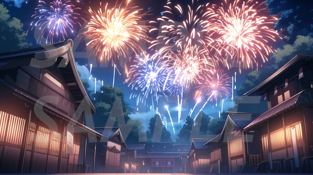 【112枚】古風の日本風景 イラスト背景画集【著作権フリー】江戸時代風景