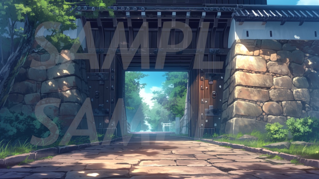 【112枚】古風の日本風景 イラスト背景画集【著作権フリー】江戸時代風景