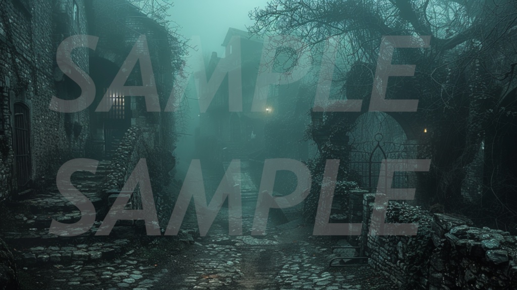 【234枚】ゴシックホラー 超リアルイラスト 背景画/風景画/写真【著作権フリー】/ダークソウル・Bloodborne