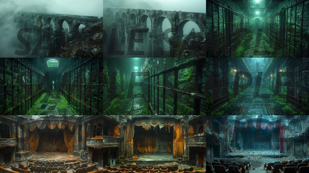 【234枚】ゴシックホラー 超リアルイラスト 背景画/風景画/写真【著作権フリー】/ダークソウル・Bloodborne