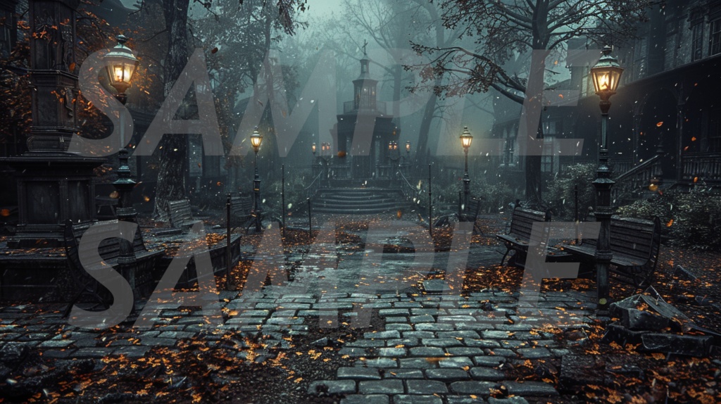 【234枚】ゴシックホラー 超リアルイラスト 背景画/風景画/写真【著作権フリー】/ダークソウル・Bloodborne