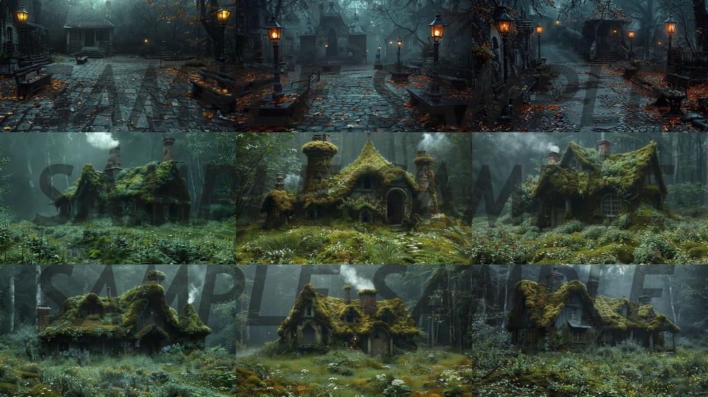 【234枚】ゴシックホラー 超リアルイラスト 背景画/風景画/写真【著作権フリー】/ダークソウル・Bloodborne