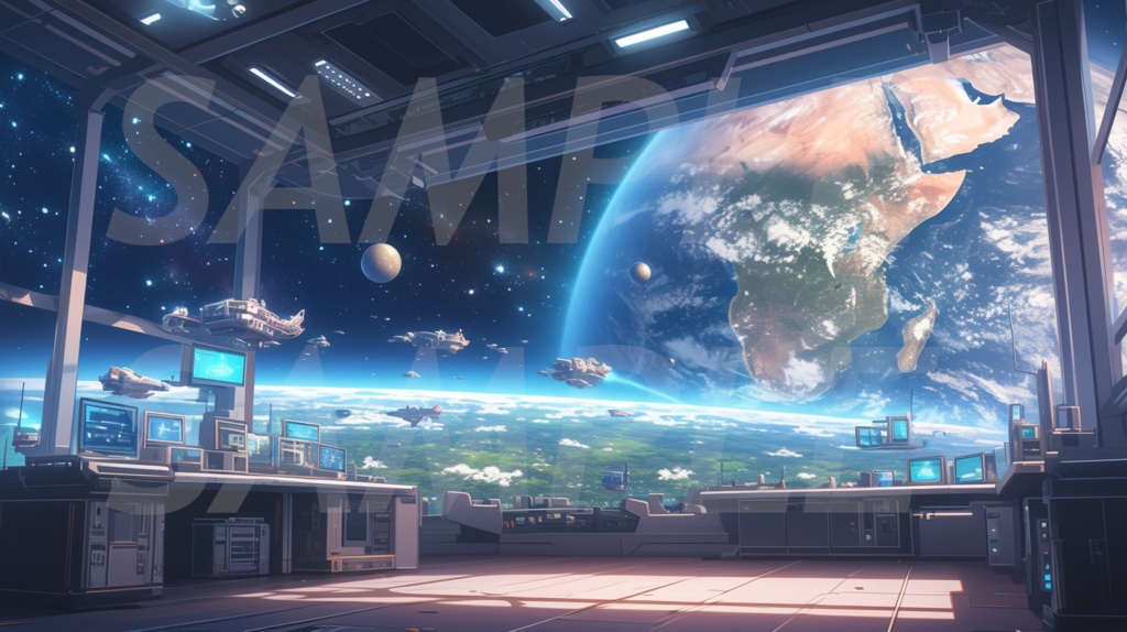 【235枚】SF・宇宙都市・未来都市 背景イラスト集【著作権フリー】スペースオペラ・サイファイ