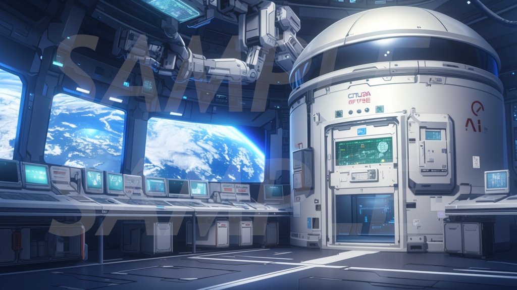 【235枚】SF・宇宙都市・未来都市 背景イラスト集【著作権フリー】スペースオペラ・サイファイ