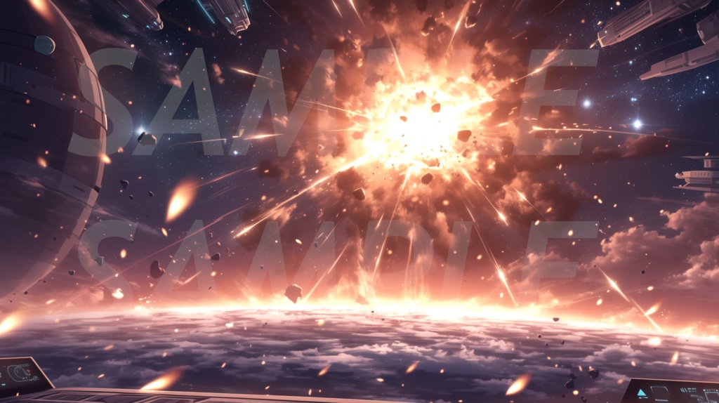 【235枚】SF・宇宙都市・未来都市 背景イラスト集【著作権フリー】スペースオペラ・サイファイ