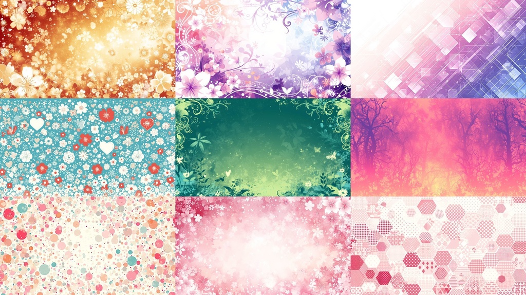 【無料/361枚】壁紙 背景画 イラスト フリー素材