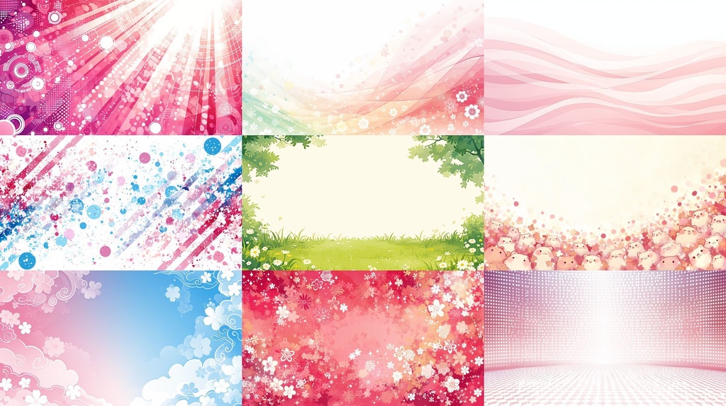 【無料/361枚】壁紙 背景画 イラスト フリー素材