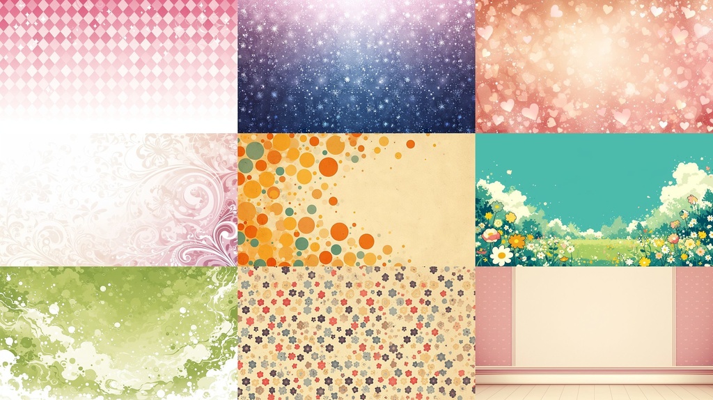 【無料/361枚】壁紙 背景画 イラスト フリー素材