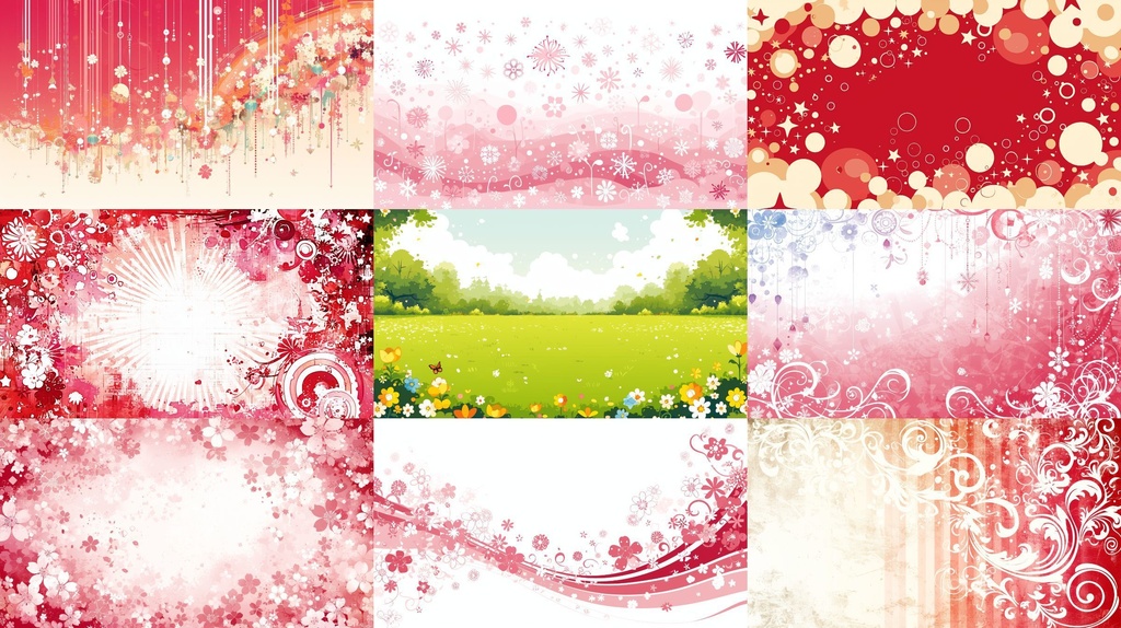 【無料/361枚】壁紙 背景画 イラスト フリー素材