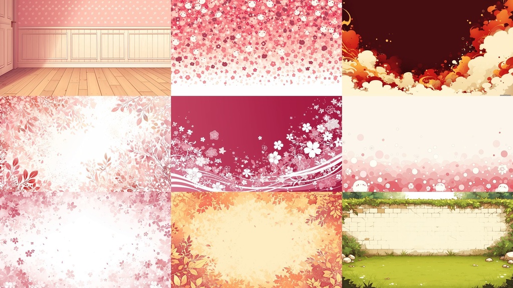 【無料/361枚】壁紙 背景画 イラスト フリー素材