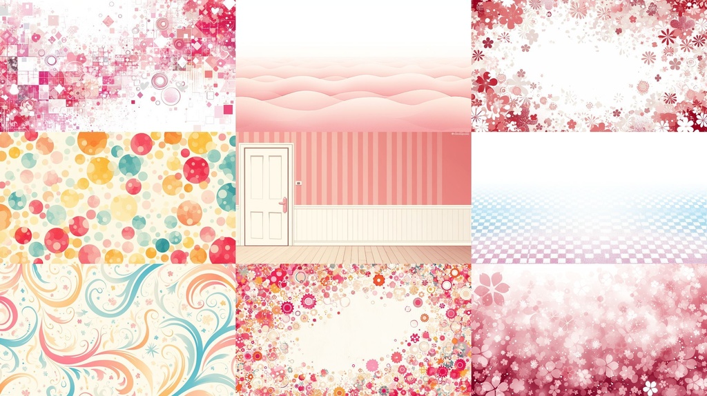 【無料/361枚】壁紙 背景画 イラスト フリー素材