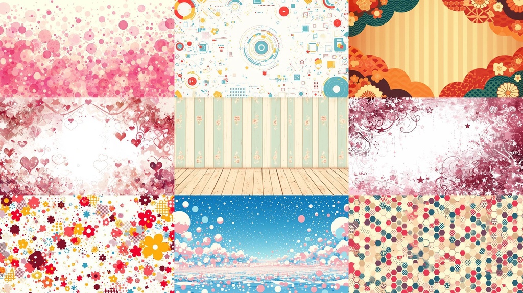 【無料/361枚】壁紙 背景画 イラスト フリー素材