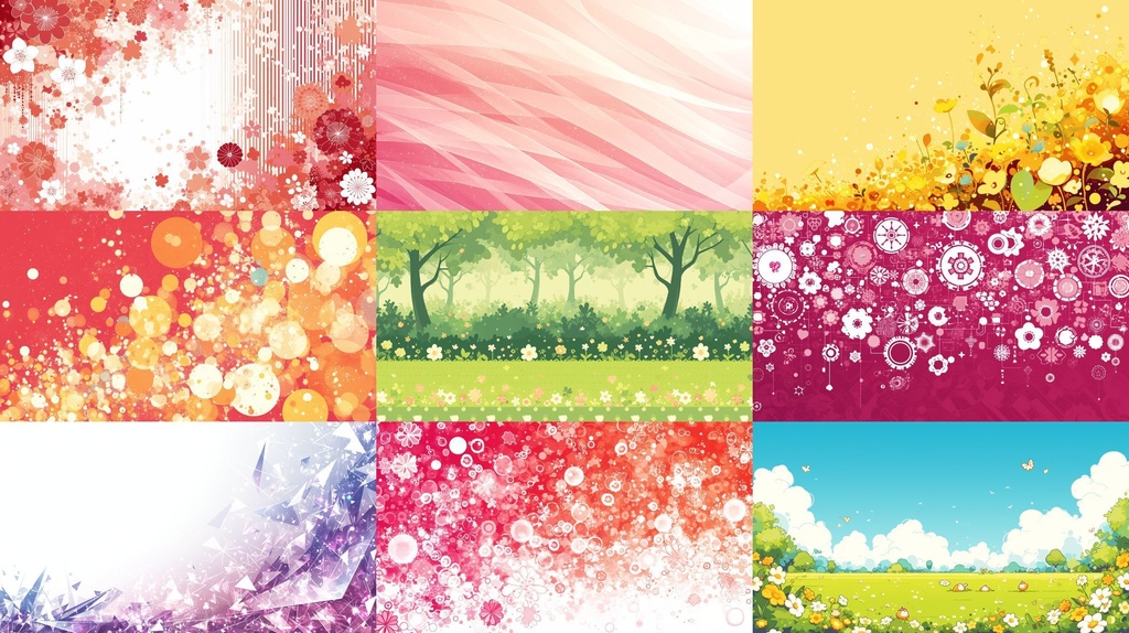 【無料/361枚】壁紙 背景画 イラスト フリー素材