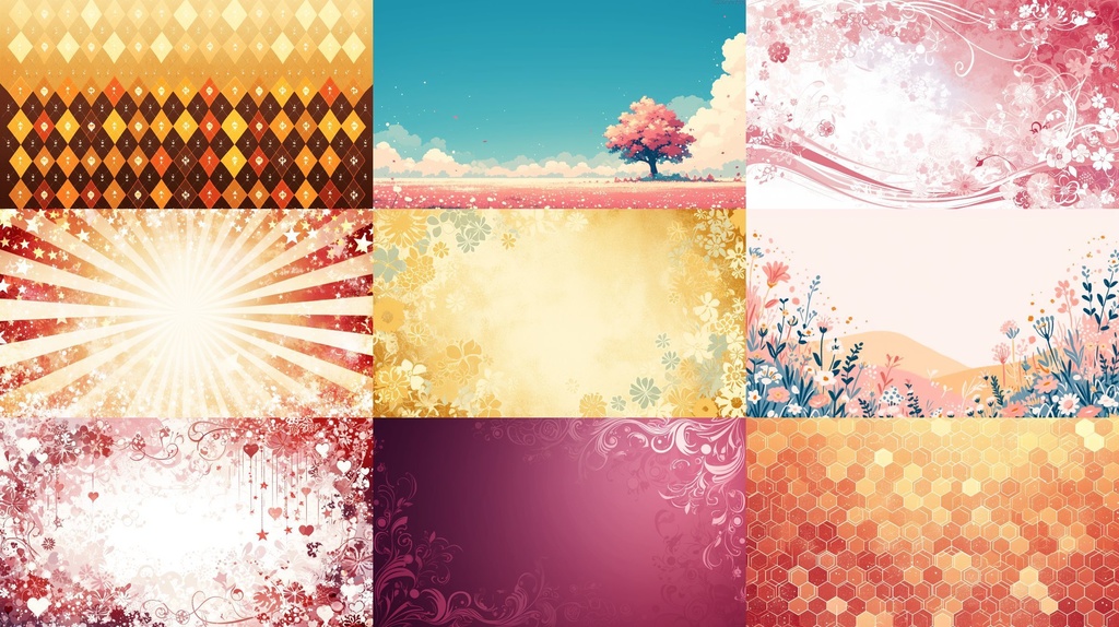 【無料/361枚】壁紙 背景画 イラスト フリー素材