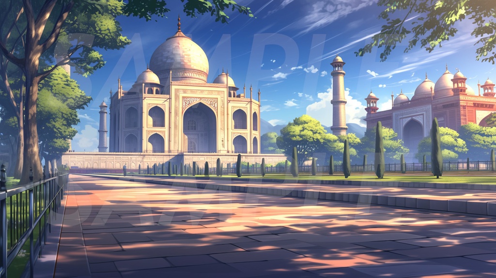 【364枚】世界観光名所 イラスト背景画/風景画【著作権フリー素材】