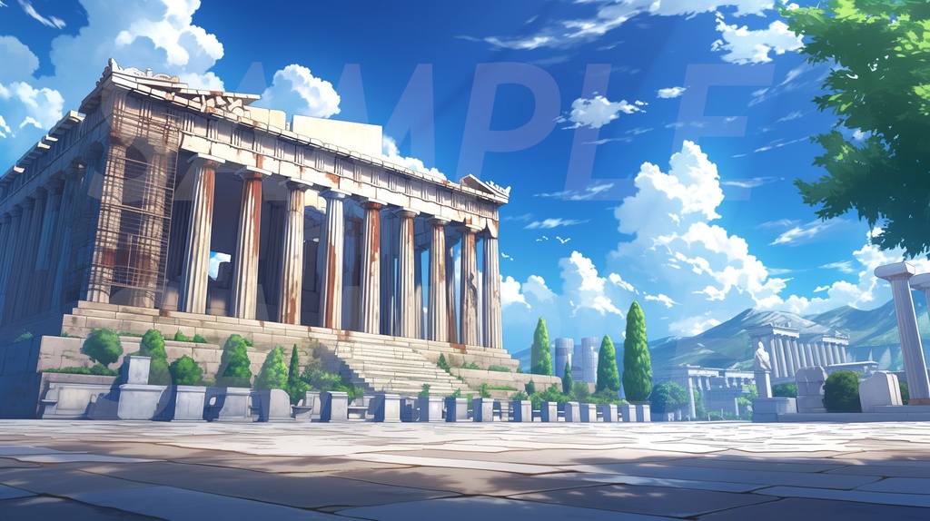 【364枚】世界観光名所 イラスト背景画/風景画【著作権フリー素材】