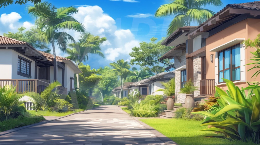 【147枚】世界の住宅街風景【著作権フリー】背景画/TRPG