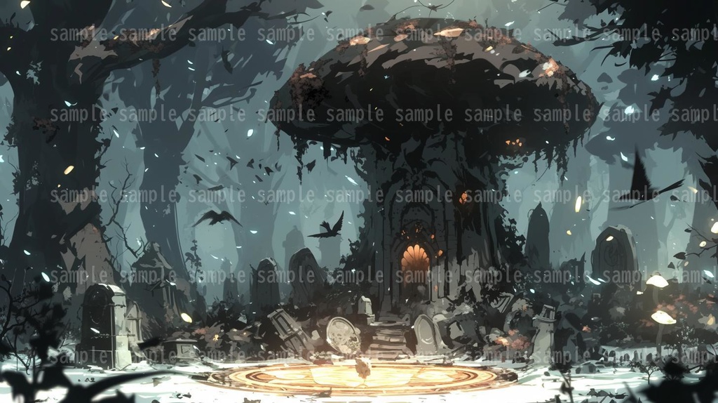 【62枚】森の背景イラスト【著作権フリー】TRPG/風景画/ゲーム