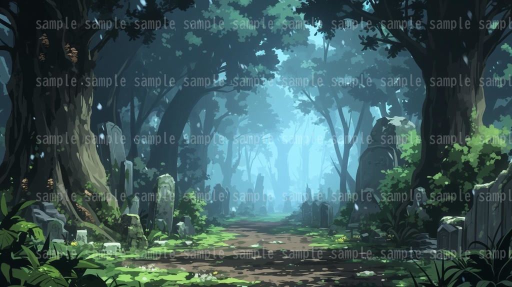 【62枚】森の背景イラスト【著作権フリー】TRPG/風景画/ゲーム