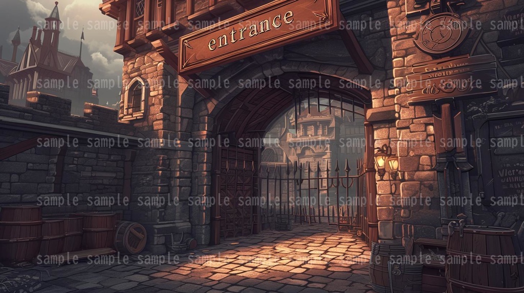 【54枚】RPGの店内背景イラスト集【著作権フリー】武器屋/防具屋/宿屋/教会/カジノ