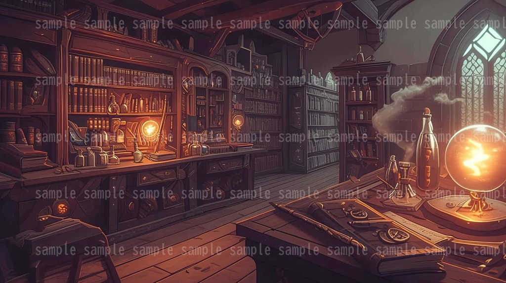 【54枚】RPGの店内背景イラスト集【著作権フリー】武器屋/防具屋/宿屋/教会/カジノ