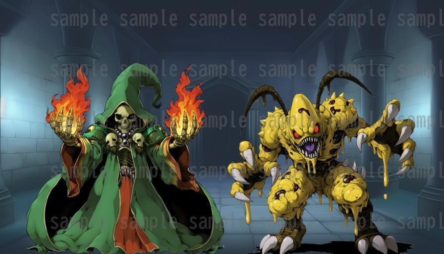 【383種】モンスターイラスト 背景透過/TRPG/ゲーム/RPGツクール/挿絵/アイコン