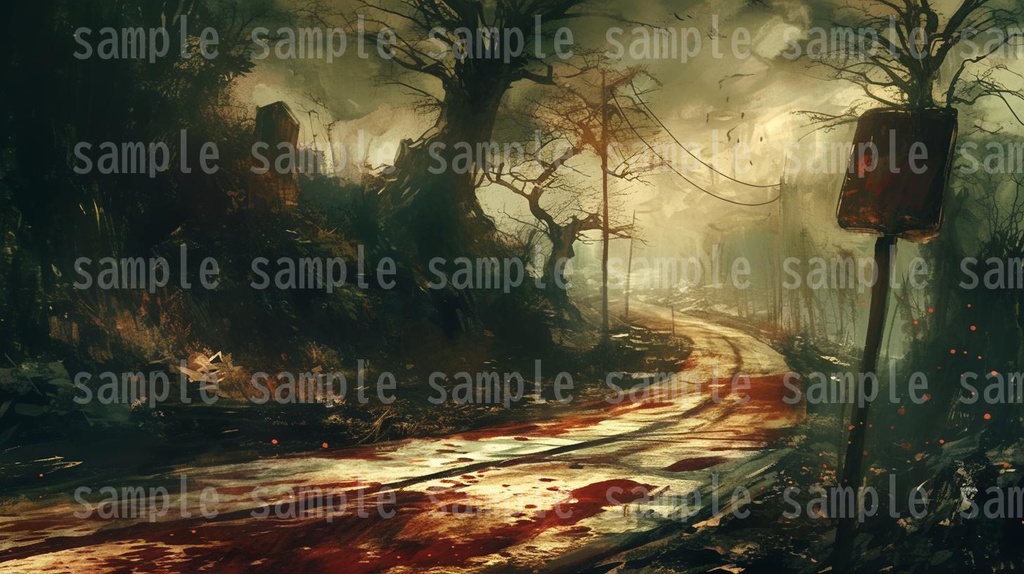 【202枚】和風ホラー背景イラスト/風景画/TRPG/怖い背景画