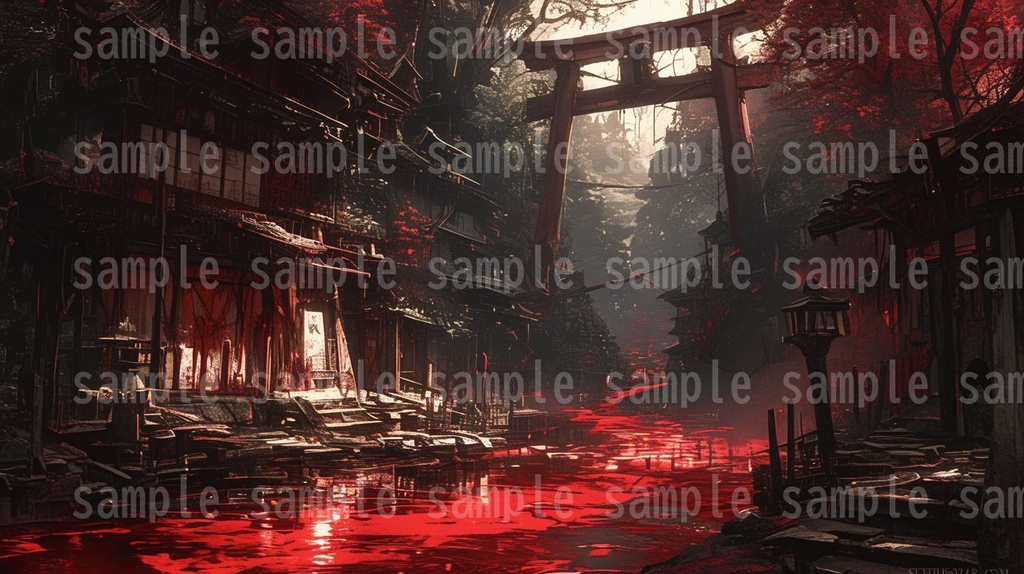 【202枚】和風ホラー背景イラスト/風景画/TRPG/怖い背景画